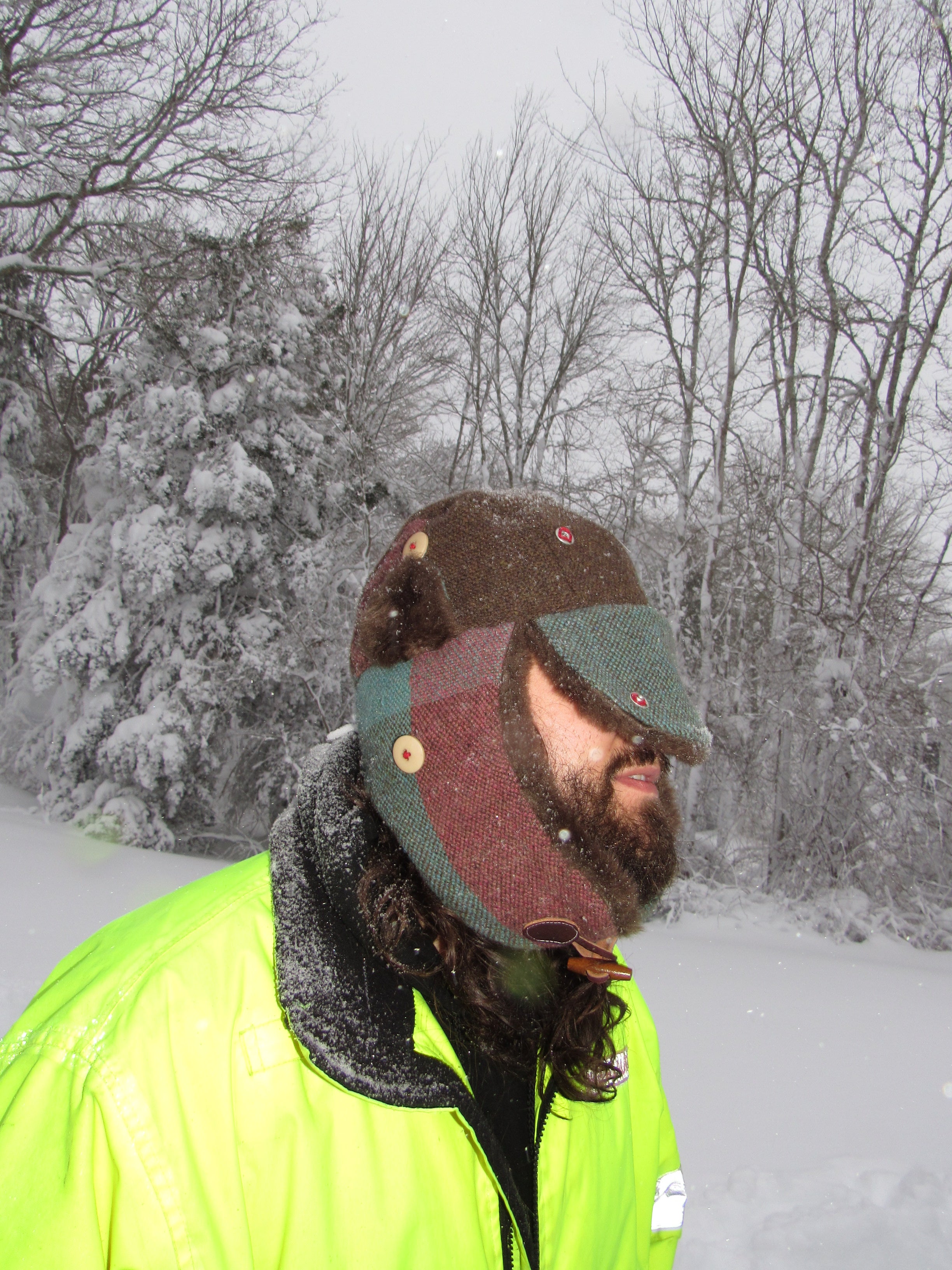 woven scarf scrapper hat