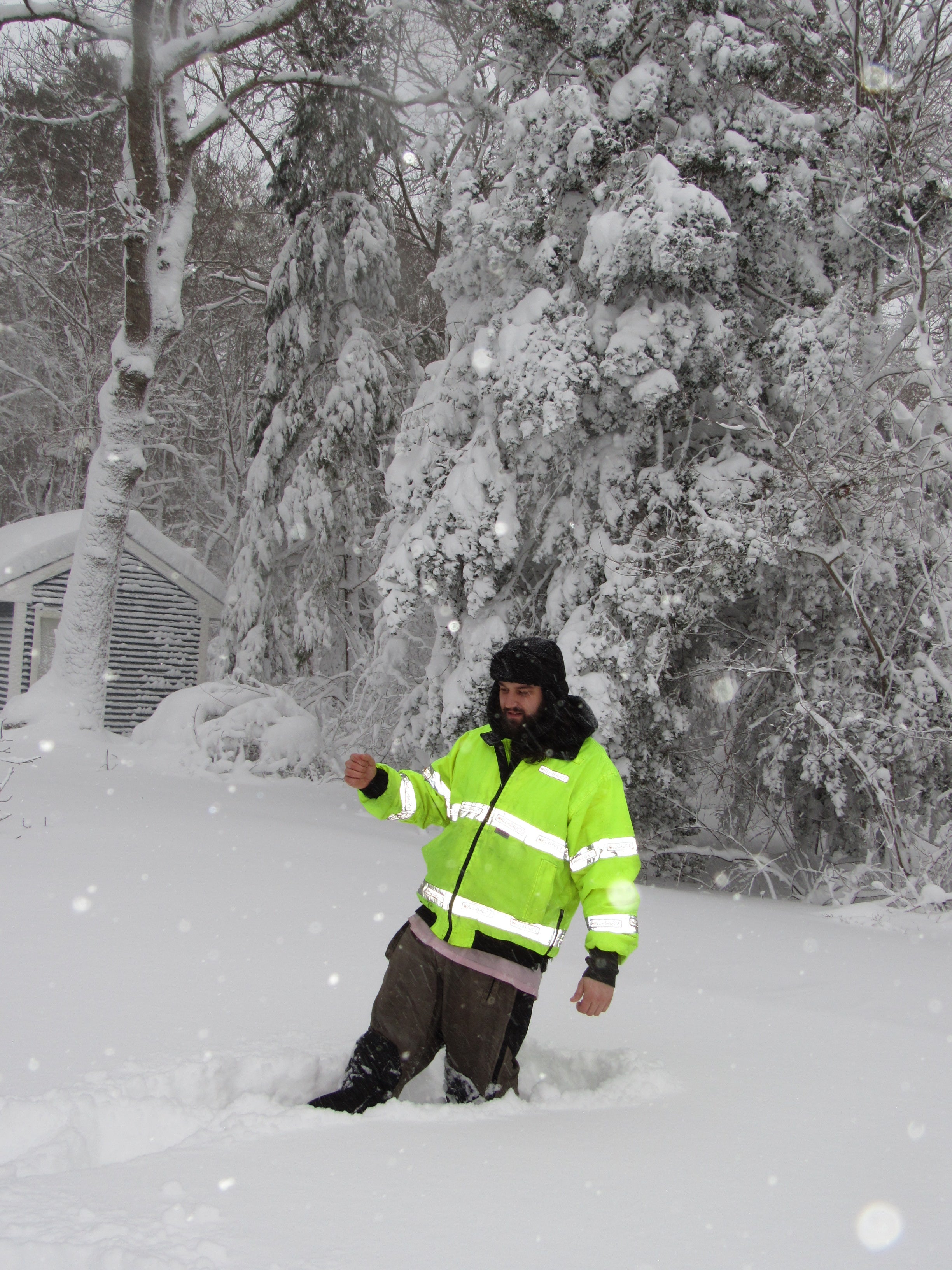 black wool scrapper hat