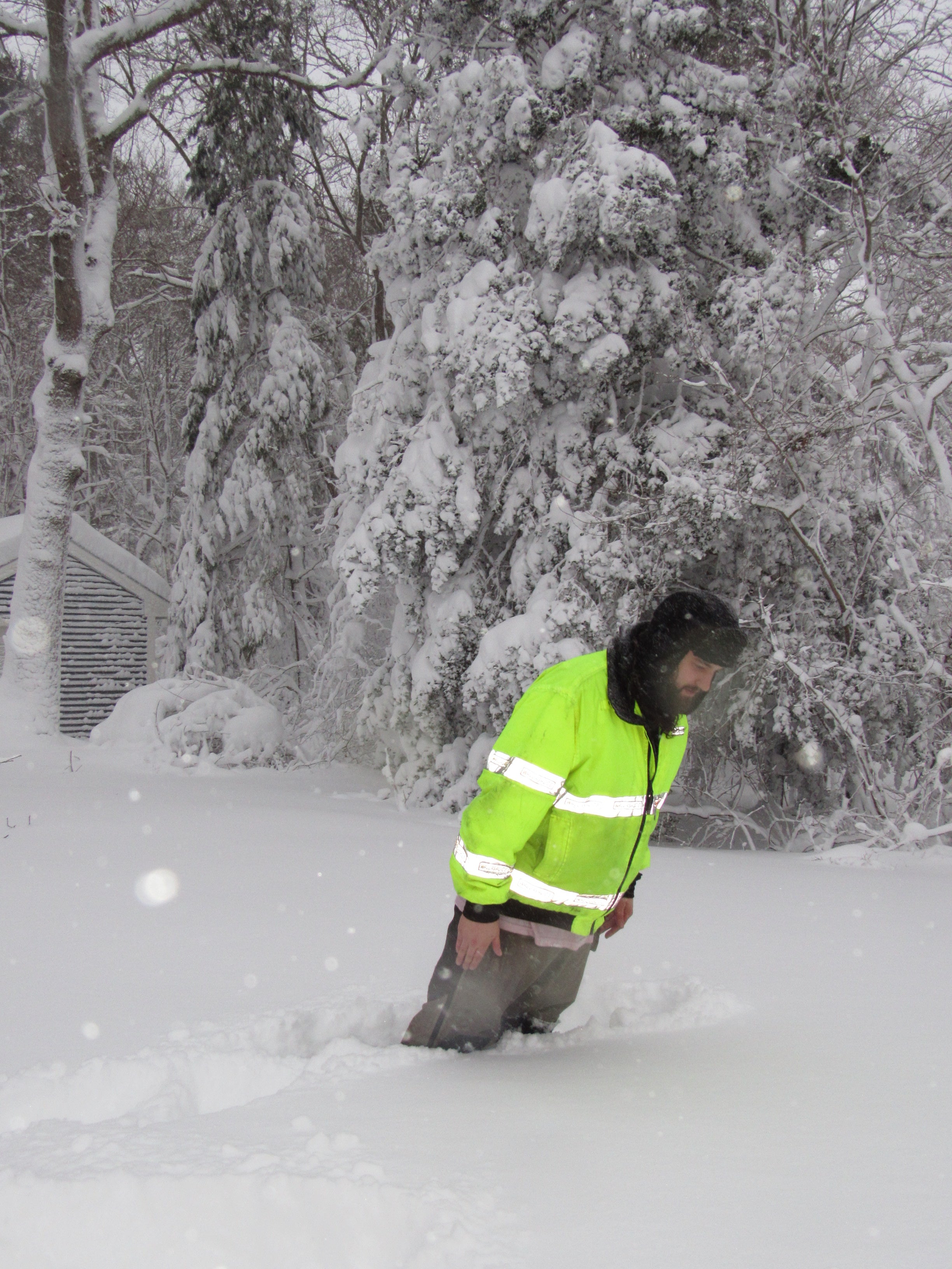 black wool scrapper hat