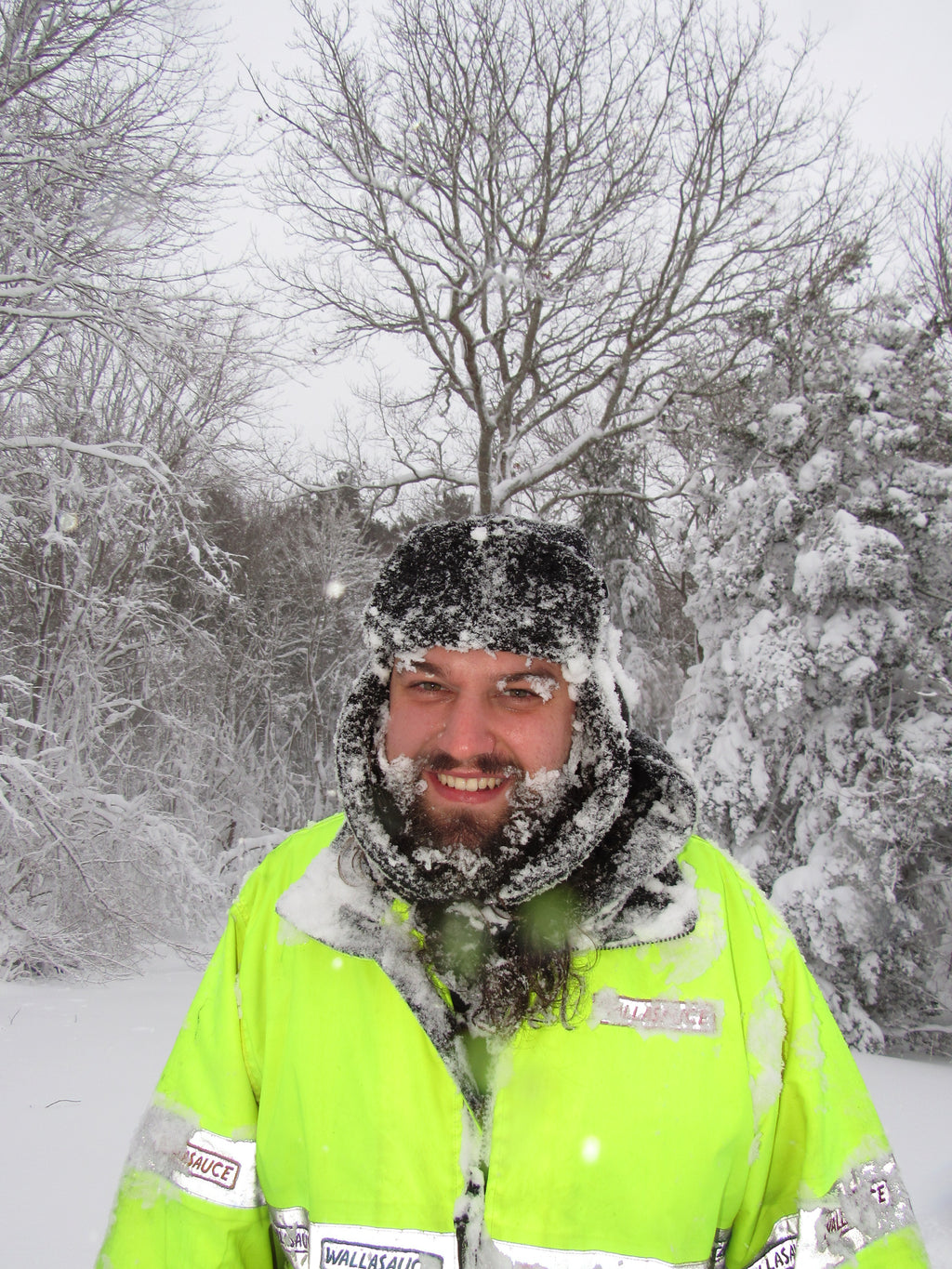 black wool scrapper hat