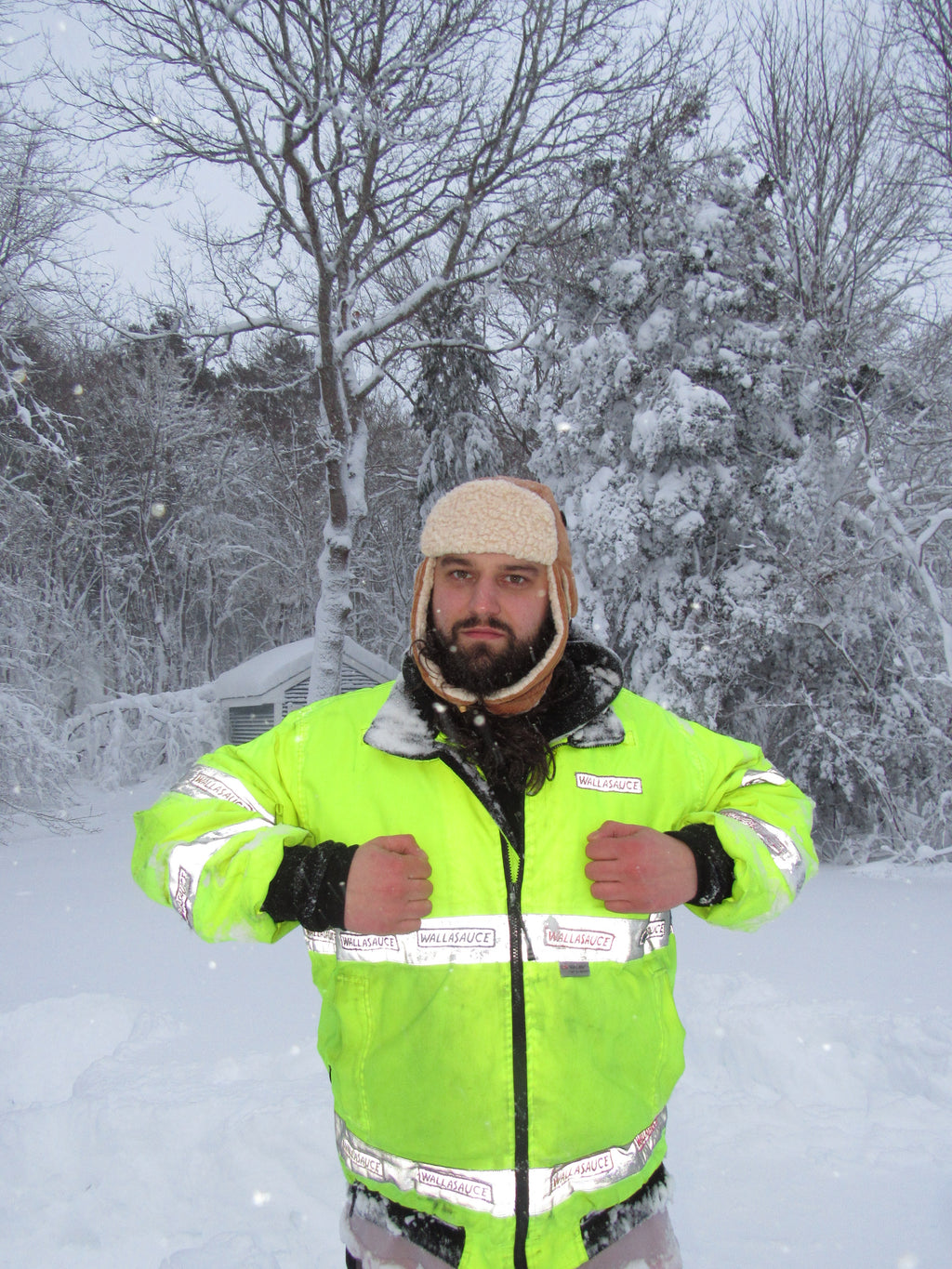 brown corduroy scrapper hat