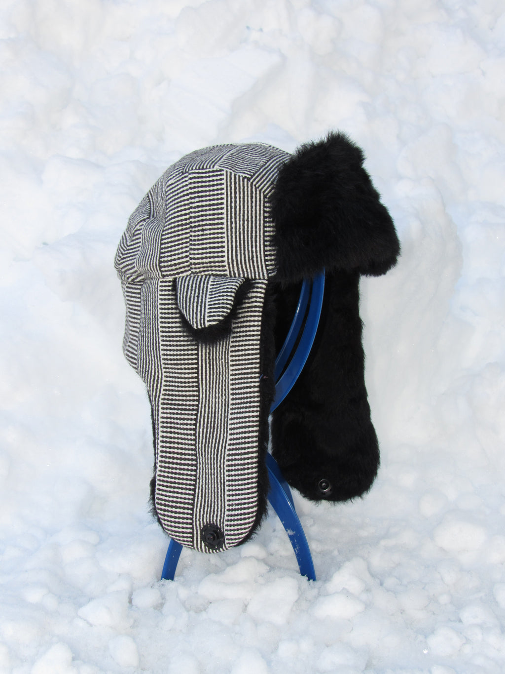 zebra scrapper hat