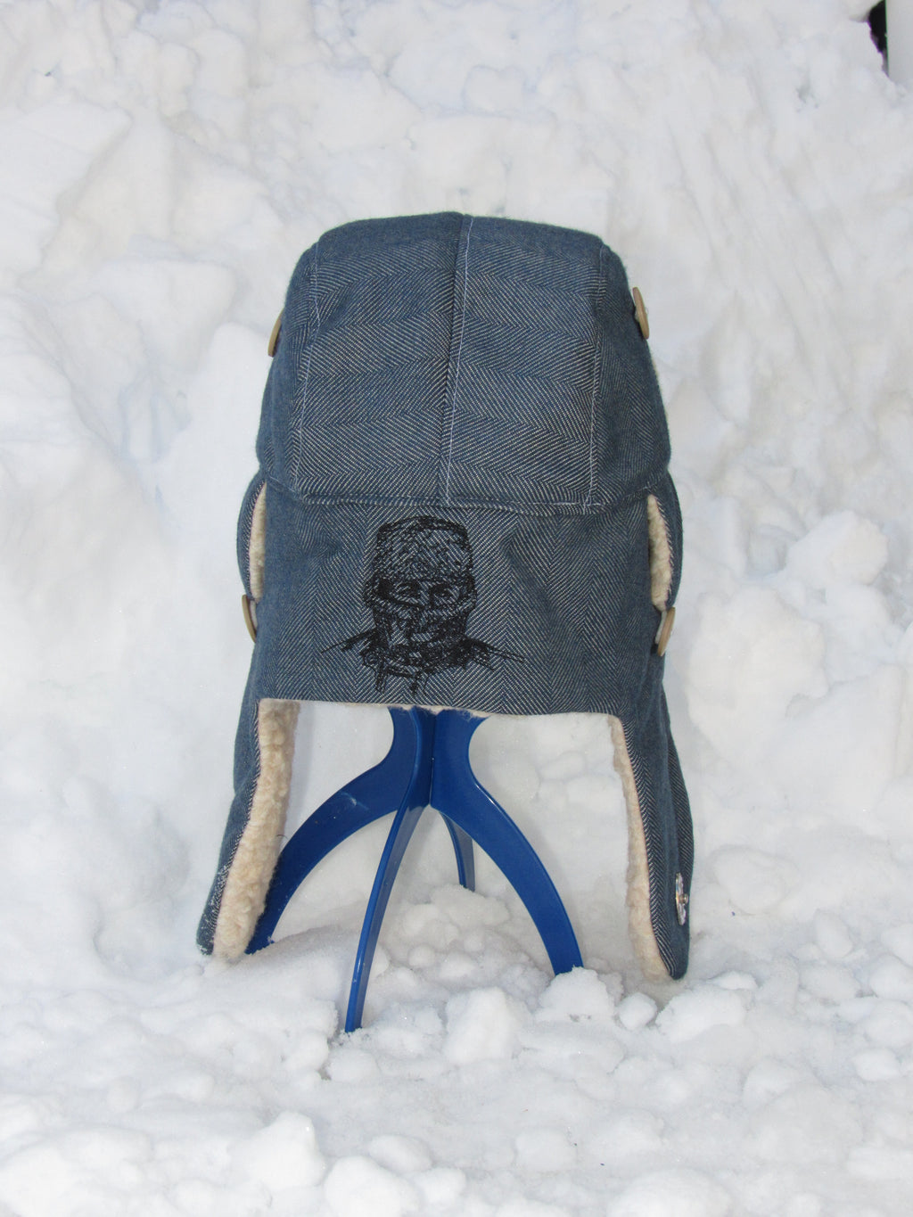 herringbone scrapper hat