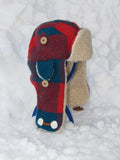 woven blanket scrapper hat