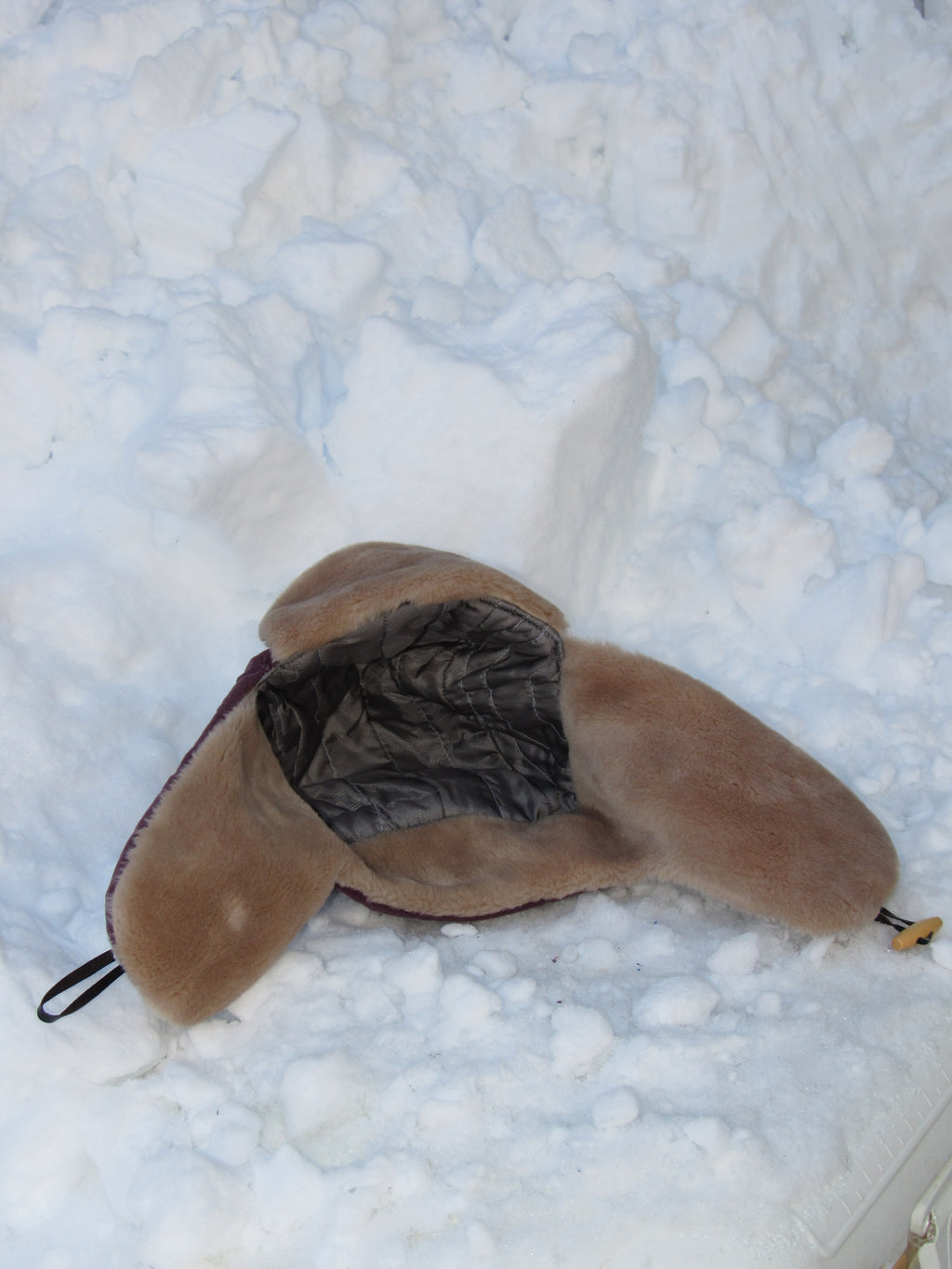purple corduroy scrapper hat