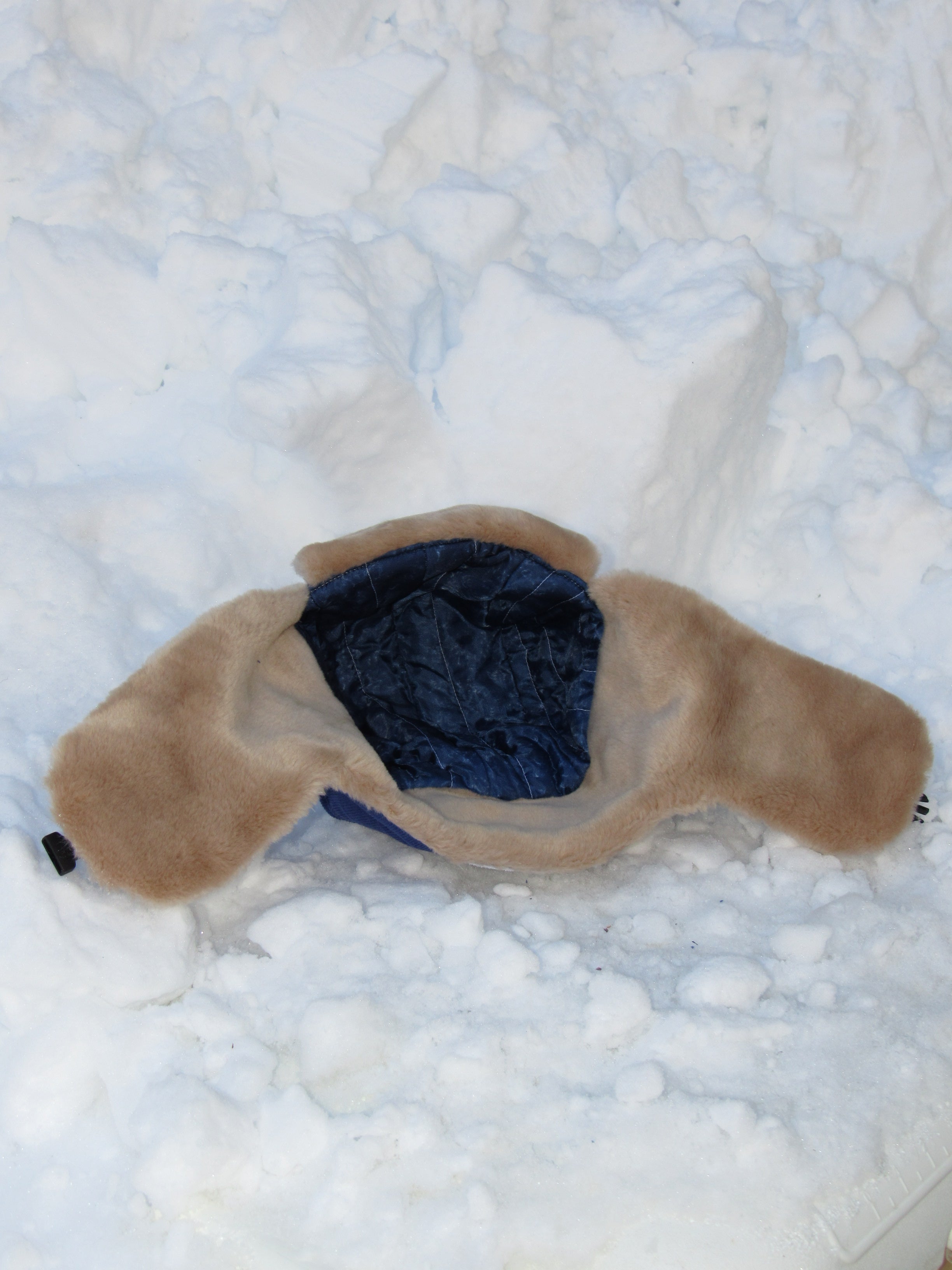 blue corduroy scrapper hat