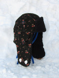 rose corduroy scrapper hat